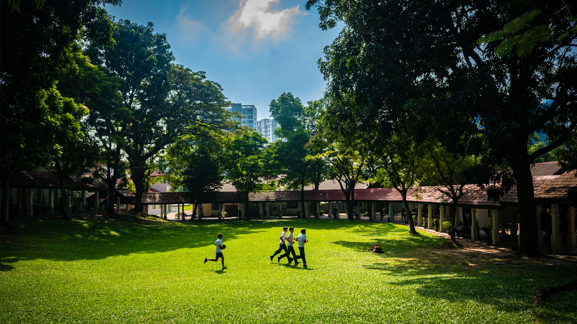 Secondary Campus open, green space
