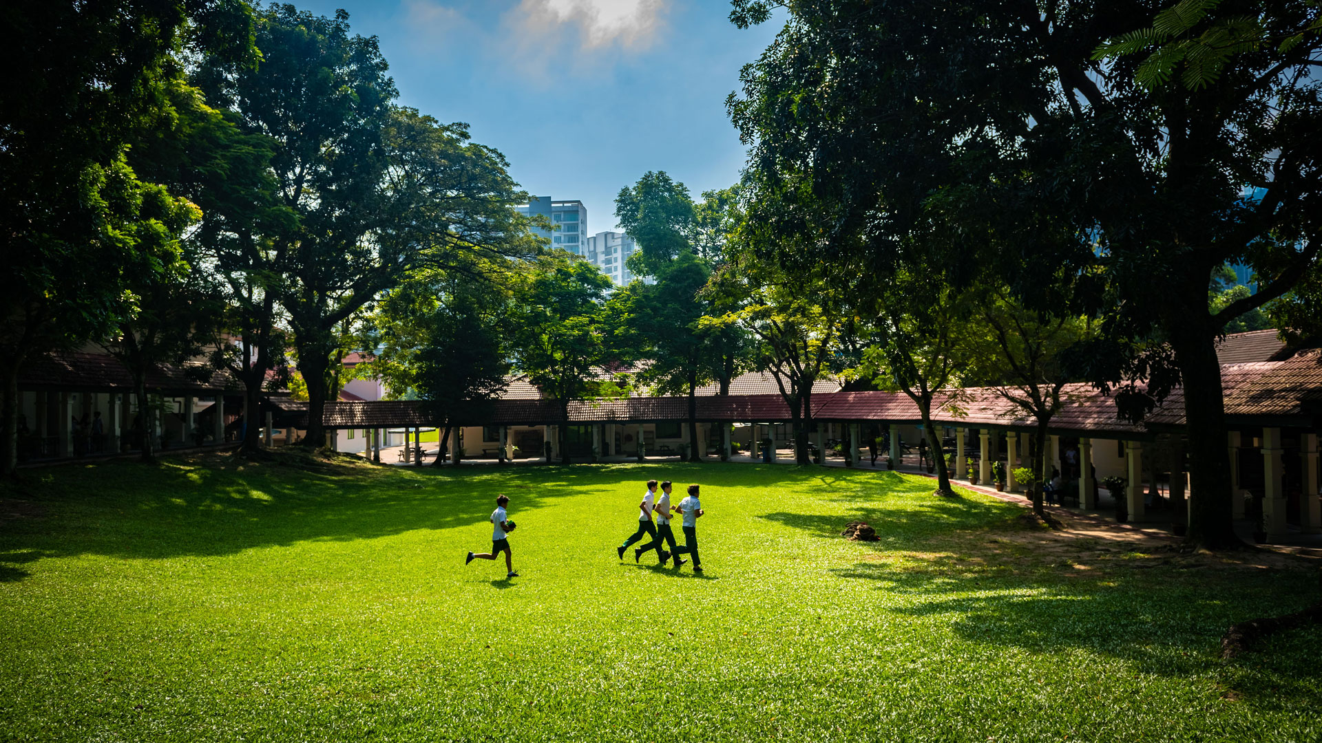 Secondary Campus open, green space